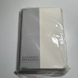 Darice 50 Count Pack White Announcement A2 Envelopes  NEW IN SEALED PACKAGE